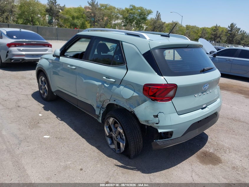 2026 Hyundai Venue VIN KMHRC8A31TU432742 IAAI salvage auction — REAR END, Salvage Title, sold $5,000 on 2026-07-28 (photo 6)