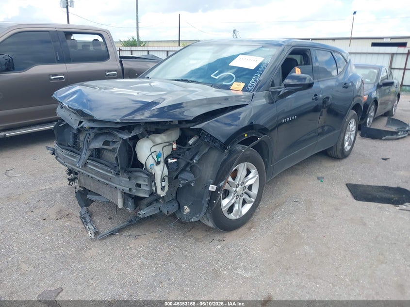 2020 Chevrolet Blazer VIN 3GNKBCRS3LS622007 IAAI salvage auction — FRONT END, Salvage Title, sold $1,750 on 2026-07-25 (photo 2)