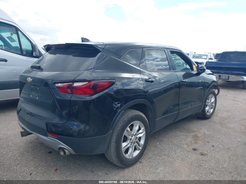2020 Chevrolet Blazer VIN 3GNKBCRS3LS622007 IAAI salvage auction — FRONT END, Salvage Title, sold $1,750 on 2026-07-25 (photo 4)