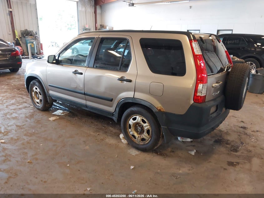 2006 Honda Cr-v VIN JHLRD78596C018334 IAAI salvage auction — NORMAL WEAR, Clear (Michigan), sold $375 on 2026-07-28 (photo 3)