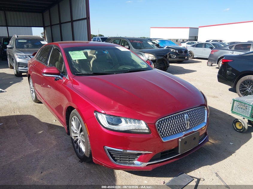2018 Lincoln Mkz VIN 3LN6L5A98JR604713 IAAI salvage auction — REAR END, Original (Texas), sold $2,750 on 2026-07-28 (photo 1)