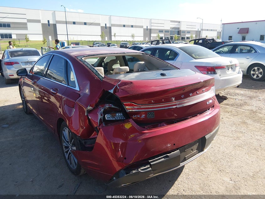 2018 Lincoln Mkz VIN 3LN6L5A98JR604713 IAAI salvage auction — REAR END, Original (Texas), sold $2,750 on 2026-07-28 (photo 3)