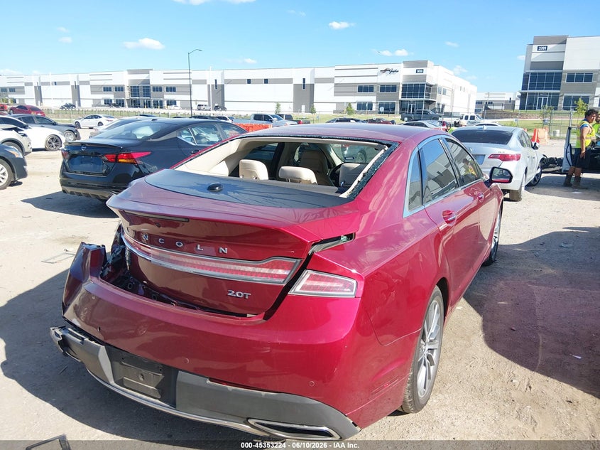 2018 Lincoln Mkz VIN 3LN6L5A98JR604713 IAAI salvage auction — REAR END, Original (Texas), sold $2,750 on 2026-07-28 (photo 4)