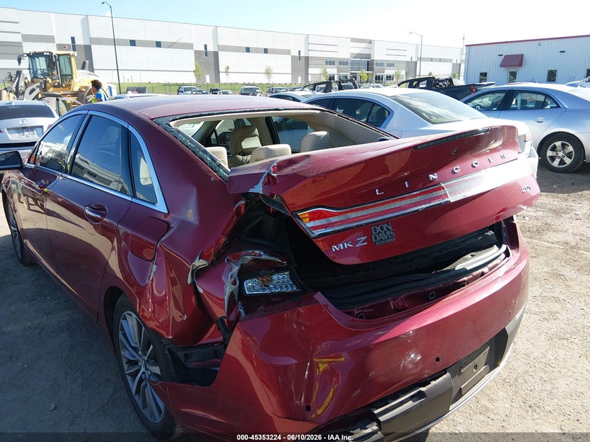 2018 Lincoln Mkz VIN 3LN6L5A98JR604713 IAAI salvage auction — REAR END, Original (Texas), sold $2,750 on 2026-07-28 (photo 6)