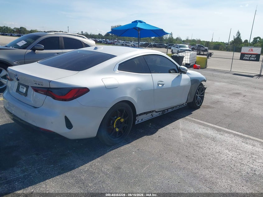 2024 BMW 4er VIN WBA53AP03RCR80583 IAAI salvage auction — FRONT END, Clear (Florida), sold $7,125 on 2026-07-16 (photo 4)