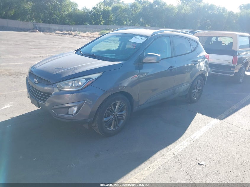 2015 Hyundai Tucson VIN KM8JU3AG8FU019625 IAAI salvage auction — NORMAL WEAR, Salvage Title, sold $825 on 2026-07-30 (photo 2)