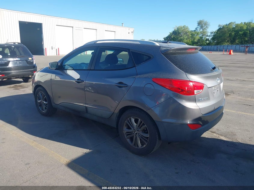 2015 Hyundai Tucson VIN KM8JU3AG8FU019625 IAAI salvage auction — NORMAL WEAR, Salvage Title, sold $825 on 2026-07-30 (photo 3)