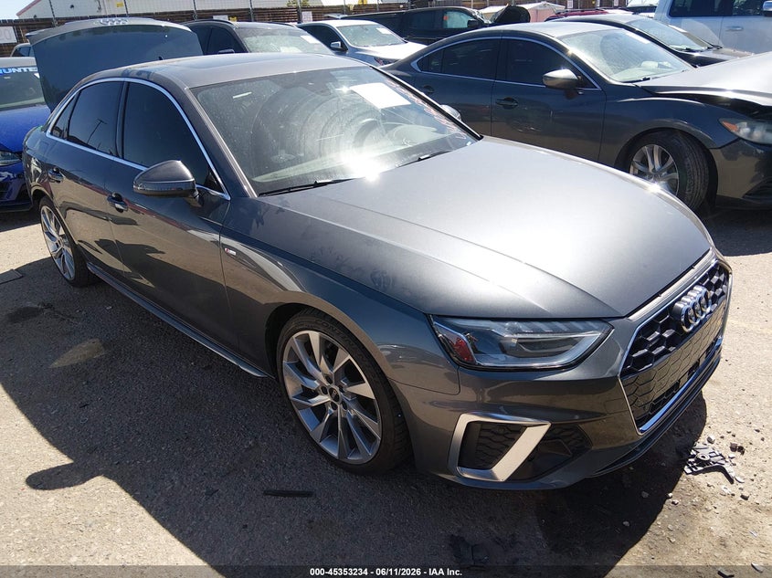 2023 Audi A4 VIN WAUEAAF46PN008150 — IAAI salvage auction photo