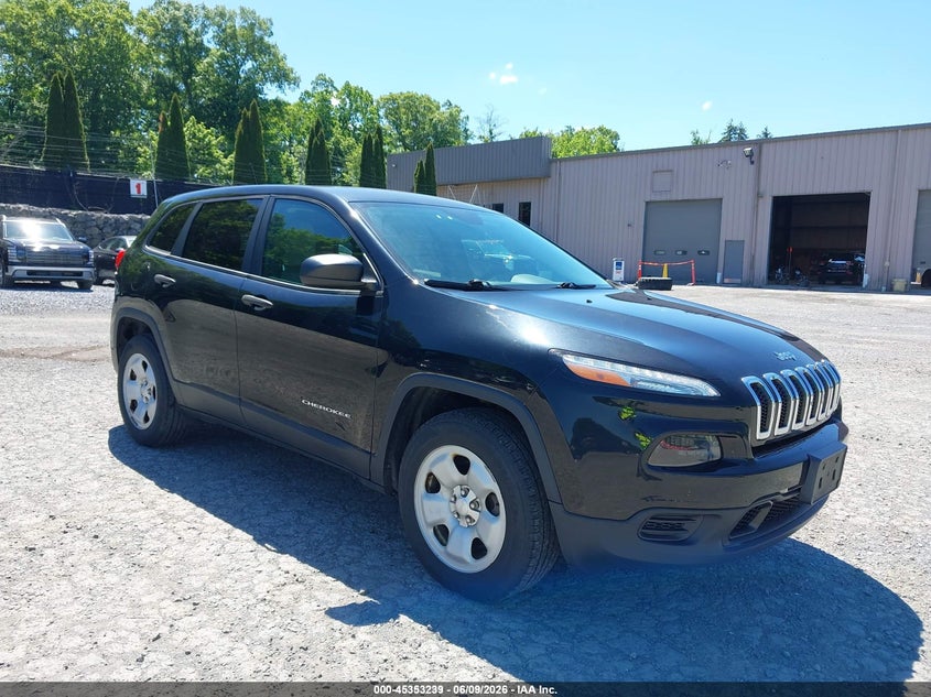 2017 Jeep Cherokee VIN 1C4PJMAB7HW542224 IAAI salvage auction — NORMAL WEAR, Sf97 (New York), sold $6,200 on 2026-07-23 (photo 1)
