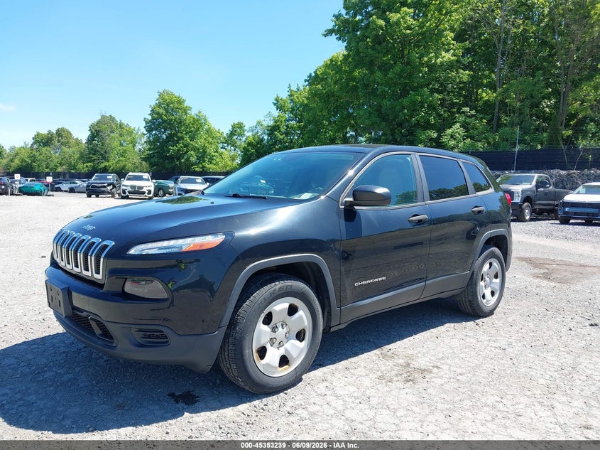 2017 Jeep Cherokee VIN 1C4PJMAB7HW542224 IAAI salvage auction — NORMAL WEAR, Sf97 (New York), sold $6,200 on 2026-07-23 (photo 2)