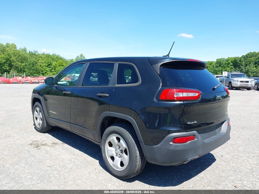 2017 Jeep Cherokee VIN 1C4PJMAB7HW542224 IAAI salvage auction — NORMAL WEAR, Sf97 (New York), sold $6,200 on 2026-07-23 (photo 3)