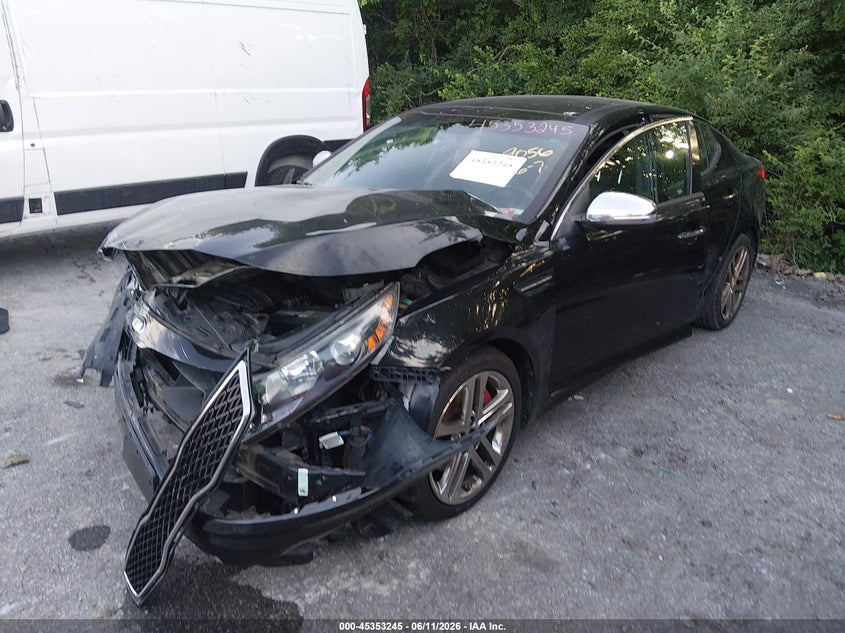 2013 Kia Optima VIN 5XXGR4A69DG149056 IAAI salvage auction — FRONT END, Salvage (Virginia), sold $150 on 2026-07-29 (photo 2)