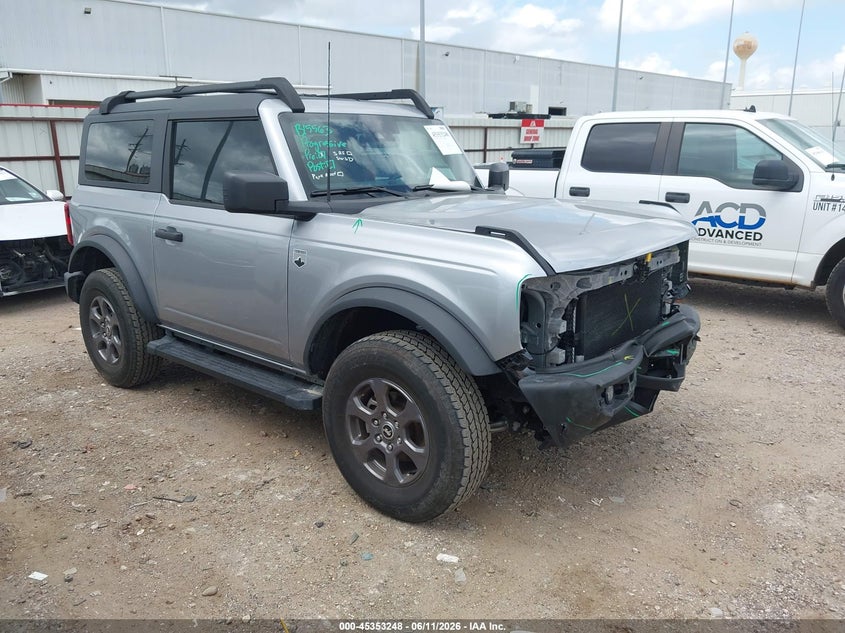 2024 Ford Bronco VIN 1FMDE7AH1RLA96020 IAAI salvage auction — FRONT END, Original (Texas), sold $17,350 on 2026-07-30 (photo 1)