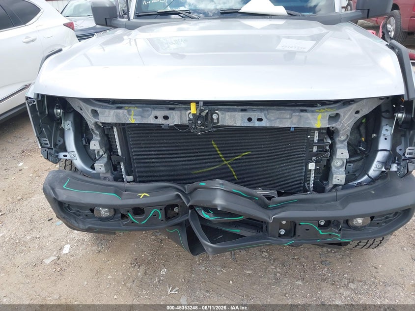 2024 Ford Bronco VIN 1FMDE7AH1RLA96020 IAAI salvage auction — FRONT END, Original (Texas), sold $17,350 on 2026-07-30 (photo 6)