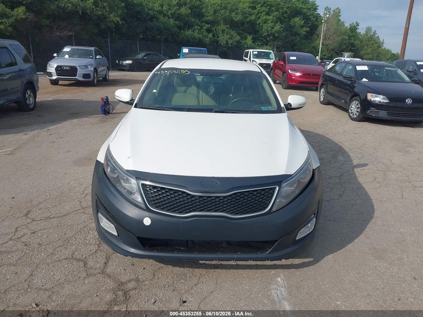 2015 Kia Optima VIN KNAGM4A70F5598735 IAAI salvage auction — NORMAL WEAR, Clear (Pennsylvania), sold $400 on 2026-07-10 (photo 6)
