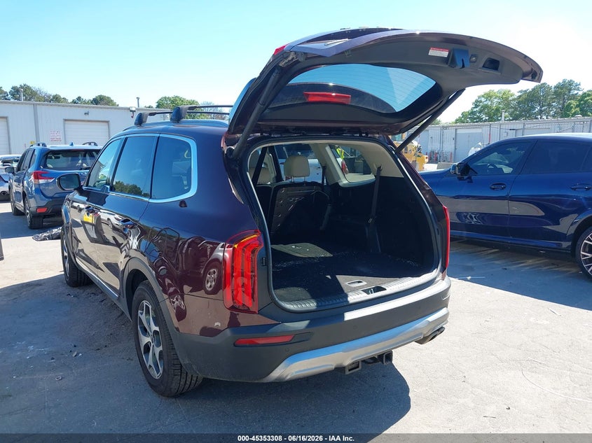 2020 Kia Telluride VIN 5XYP3DHC2LG026593 IAAI salvage auction — FRONT END, Mv-907A (New York), sold $3,650 on 2026-07-28 (photo 3)
