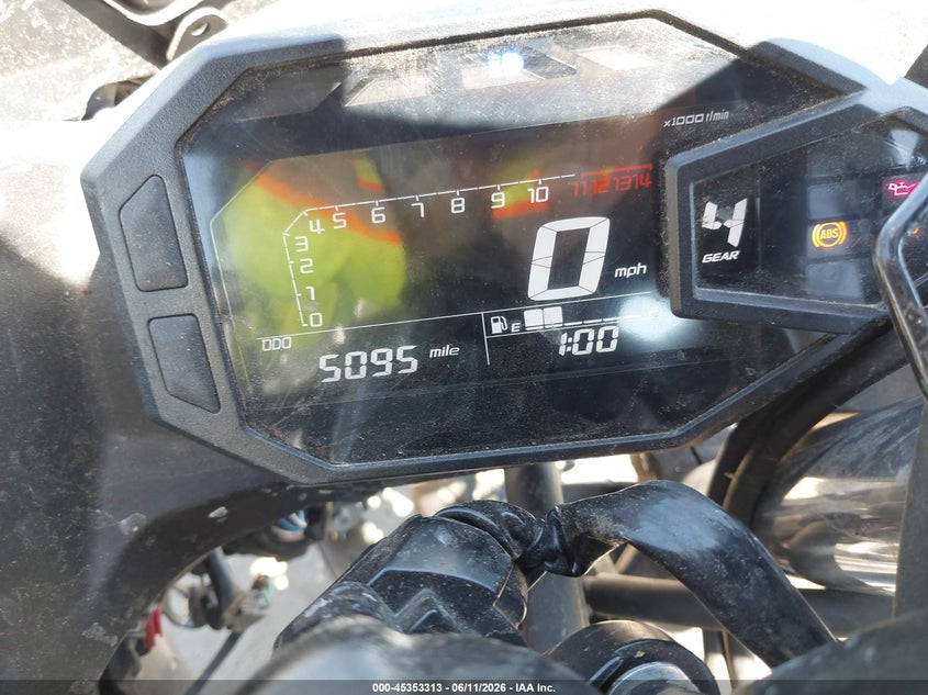 2025 Kawasaki Ninja VIN ML5EXGG16SDA66649 IAAI salvage auction — ALL OVER, Salvage (California), sold $525 on 2026-07-28 (photo 7)