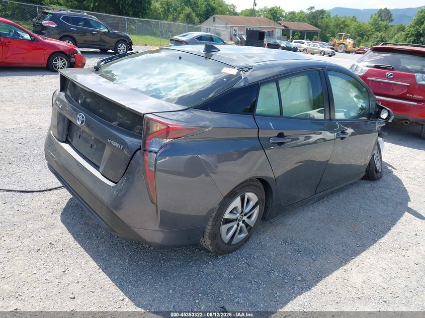 2016 Toyota Prius VIN JTDKARFU1G3013000 IAAI salvage auction — BIO HAZARD, Salvage (Virginia), sold $850 on 2026-07-14 (photo 4)