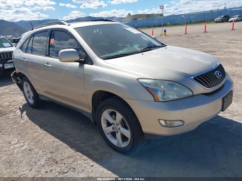 2008 Lexus Rx 350 VIN 2T2GK31U18C052388 IAAI salvage auction — BIO HAZARD, Clear (Montana), sold $1,675 on 2026-07-29 (photo 1)