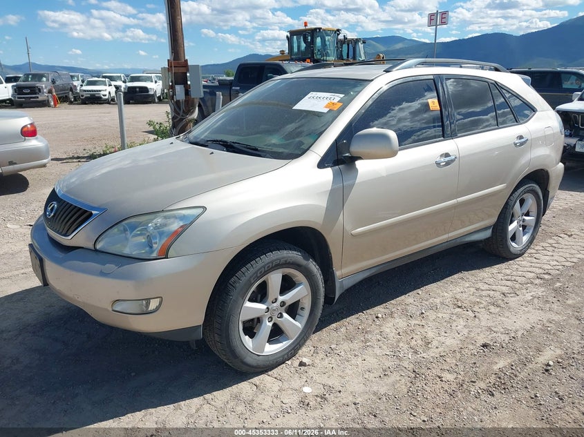2008 Lexus Rx 350 VIN 2T2GK31U18C052388 IAAI salvage auction — BIO HAZARD, Clear (Montana), sold $1,675 on 2026-07-29 (photo 2)