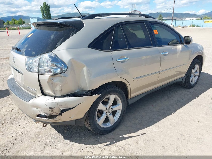 2008 Lexus Rx 350 VIN 2T2GK31U18C052388 IAAI salvage auction — BIO HAZARD, Clear (Montana), sold $1,675 on 2026-07-29 (photo 4)