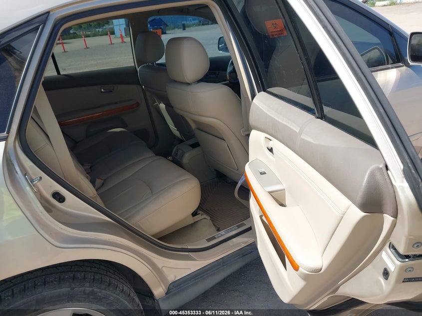 2008 Lexus Rx 350 VIN 2T2GK31U18C052388 IAAI salvage auction — BIOHAZARD/CHEMICAL, Clear (Montana), sold $900 on 2026-07-29 (photo 8)