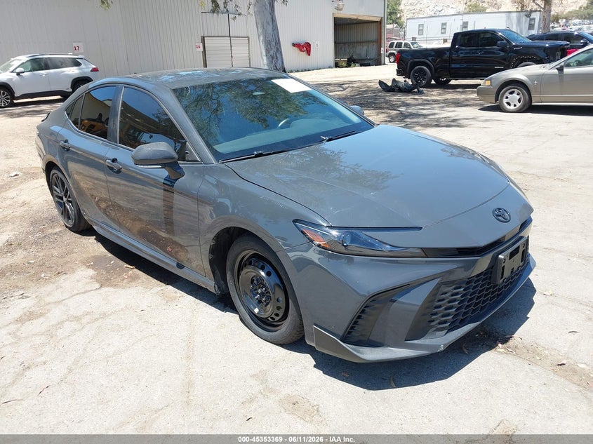 2025 Toyota Camry VIN 4T1DAACK6SU169450 IAAI salvage auction — REAR END, Salvage (California), sold $8,600 on 2026-07-28 (photo 1)