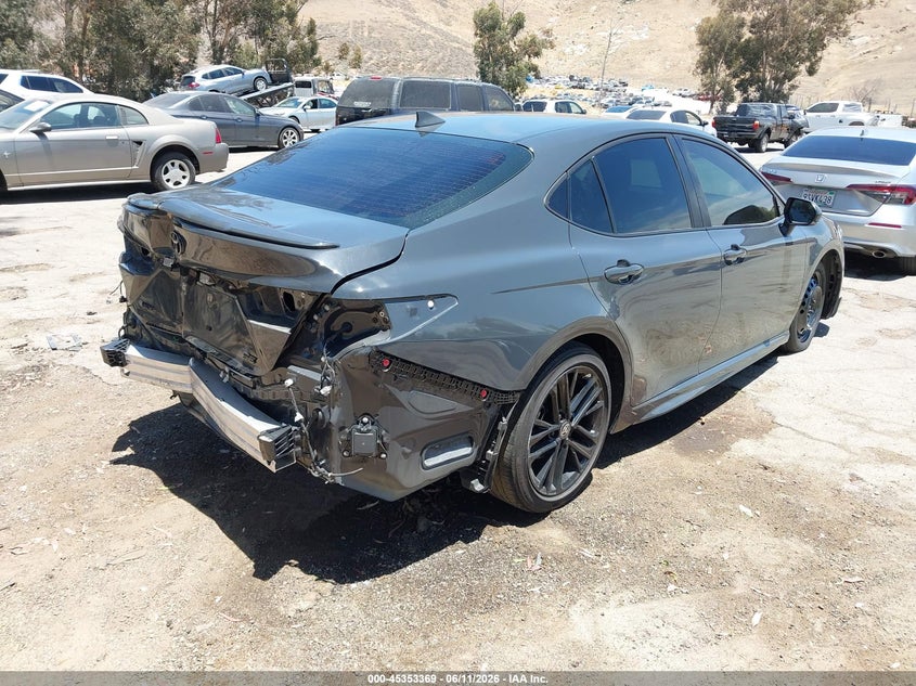 2025 Toyota Camry VIN 4T1DAACK6SU169450 IAAI salvage auction — REAR END, Salvage (California), sold $8,600 on 2026-07-28 (photo 4)