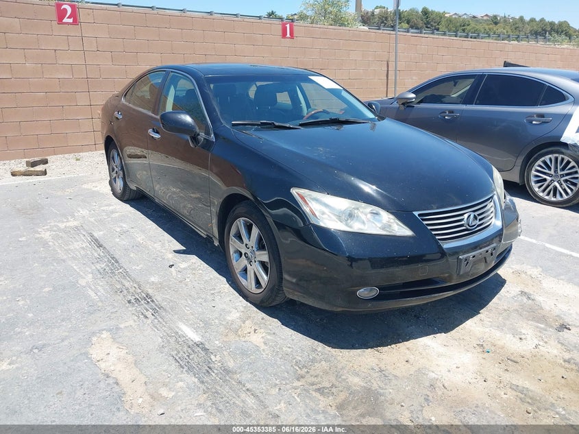 2007 Lexus ES VIN JTHBJ46G472151762 IAAI salvage auction — LEFT FRONT, Salvage (California), sold $1,000 on 2026-07-15 (photo 1)