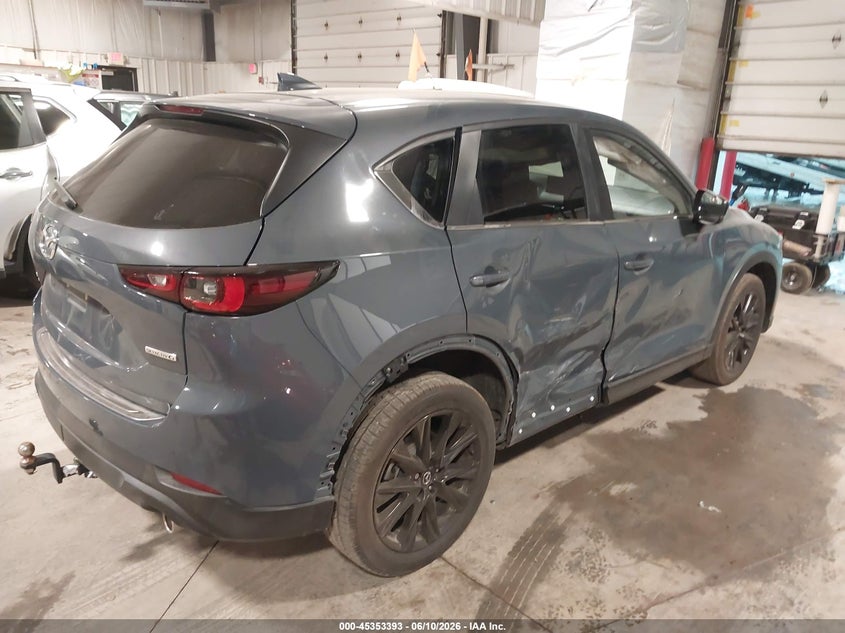 2022 Mazda Cx-5 VIN JM3KFBCM6N0576353 IAAI salvage auction — SIDE, Salvage (Illinois), sold $7,600 on 2026-07-12 (photo 4)