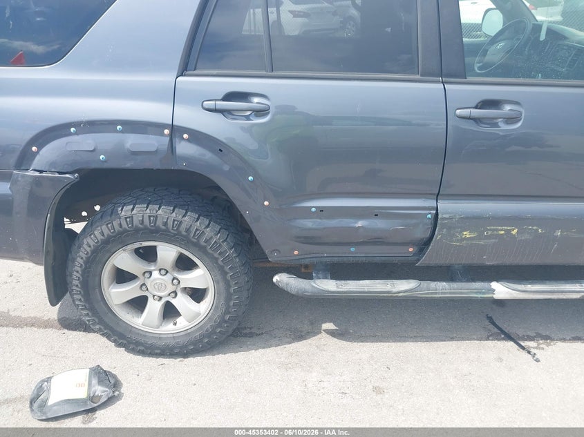2006 Toyota 4runner VIN JTEBT14R868033414 IAAI salvage auction — RIGHT SIDE, Regular Certificate (Iowa), sold $3,900 on 2026-07-21 (photo 6)