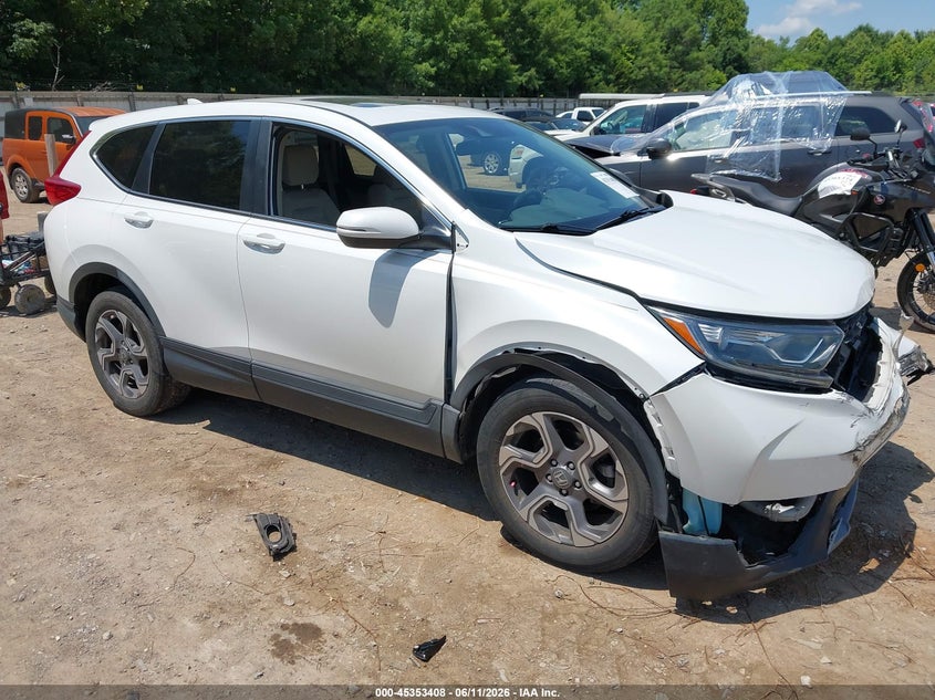 2019 Honda Cr-v VIN 7FARW2H53KE039210 IAAI salvage auction — FRONT END, Clear (Tennessee), sold $6,700 on 2026-07-30 (photo 1)