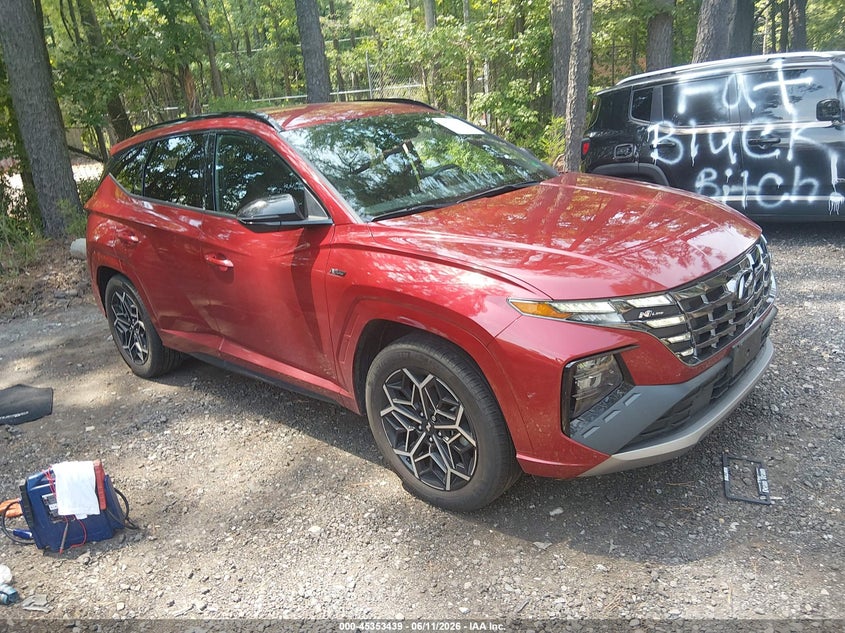 2022 Hyundai Tucson VIN KM8JF3AE5NU169781 IAAI salvage auction — LEFT SIDE, Salvage (Virginia), sold $4,200 on 2026-07-14 (photo 1)