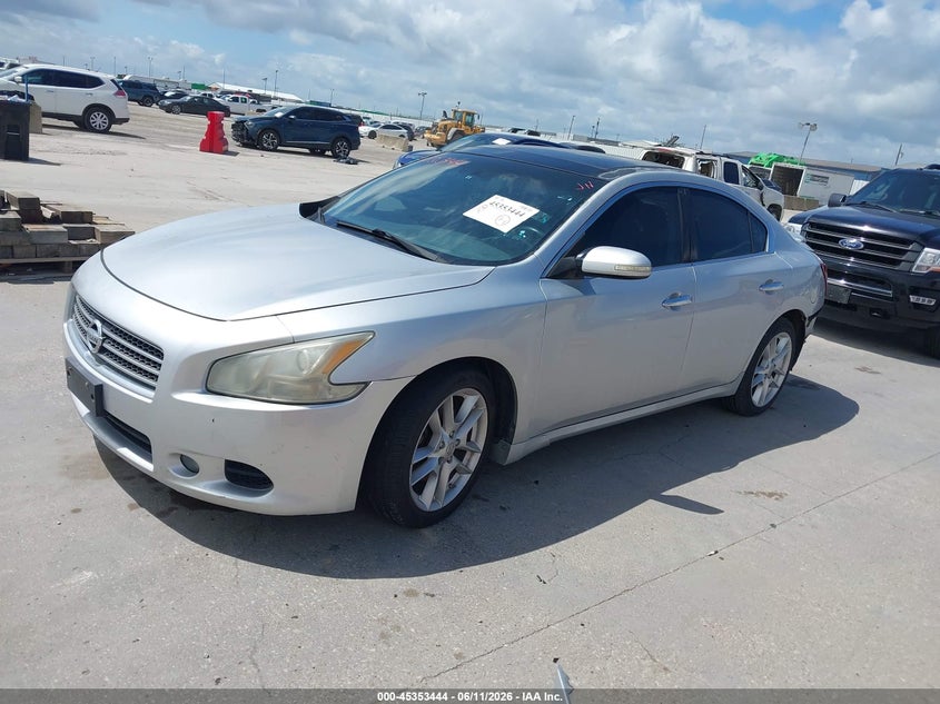 2009 Nissan Maxima VIN 1N4AA51E39C802830 IAAI salvage auction — RIGHT SIDE, Original (Texas), sold $600 on 2026-07-18 (photo 2)