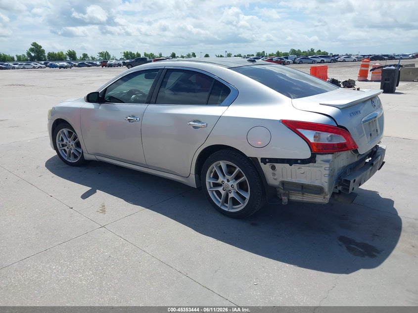 2009 Nissan Maxima VIN 1N4AA51E39C802830 IAAI salvage auction — RIGHT SIDE, Original (Texas), sold $600 on 2026-07-18 (photo 3)