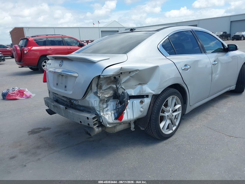 2009 Nissan Maxima VIN 1N4AA51E39C802830 IAAI salvage auction — RIGHT SIDE, Original (Texas), sold $600 on 2026-07-18 (photo 6)