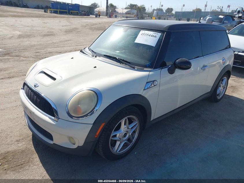 2009 Mini Cooper VIN WMWMM33599TP90101 IAAI salvage auction — REAR END, Salvage (California), sold $600 on 2026-08-12 (photo 2)
