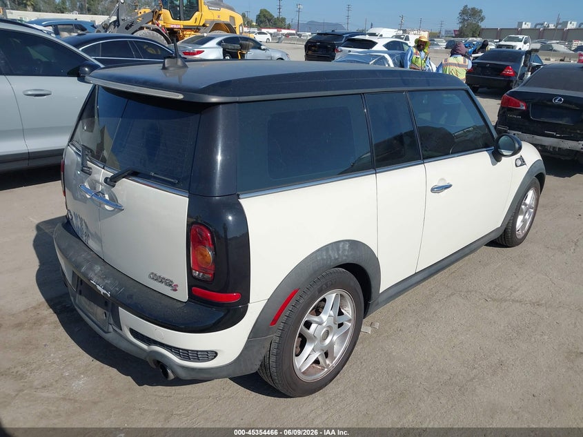 2009 Mini Cooper VIN WMWMM33599TP90101 IAAI salvage auction — REAR END, Salvage (California), sold $600 on 2026-08-12 (photo 4)