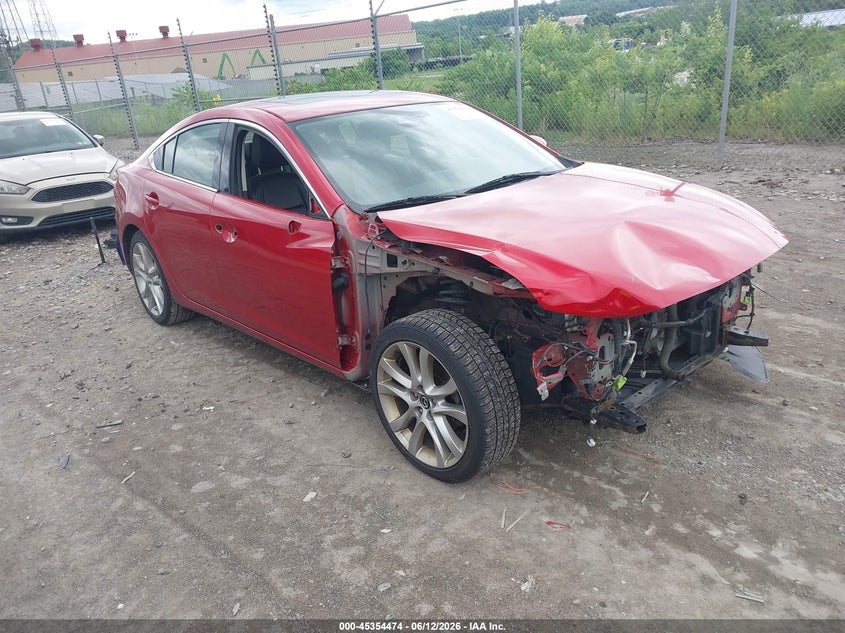 2017 Mazda 6 VIN JM1GL1V57H1135255 IAAI salvage auction — RIGHT FRONT, Salvage (Pennsylvania), sold $750 on 2026-07-14 (photo 1)