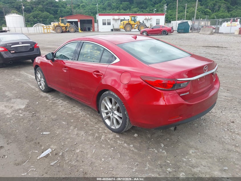2017 Mazda 6 VIN JM1GL1V57H1135255 IAAI salvage auction — RIGHT FRONT, Salvage (Pennsylvania), sold $750 on 2026-07-14 (photo 3)