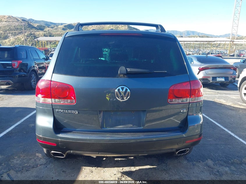 2004 Volkswagen Touareg VIN WVGCM77L44D045494 IAAI salvage auction — REAR END, Clear - Dealer Only (California), sold $575 on 2026-07-08 (photo 6)