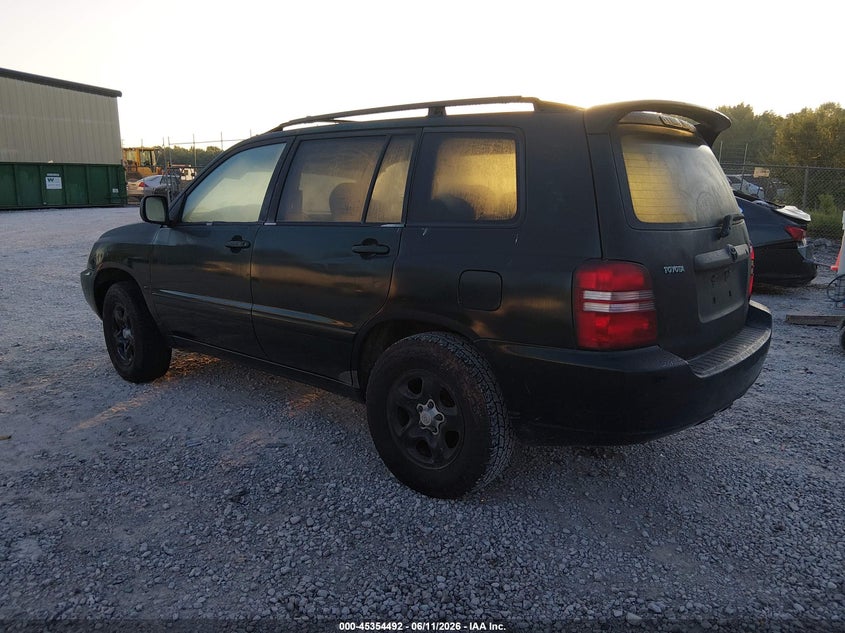 2003 Toyota Highlander VIN JTEGF21A630078847 IAAI salvage auction — NORMAL WEAR, Clear (Alabama), sold $425 on 2026-07-13 (photo 3)