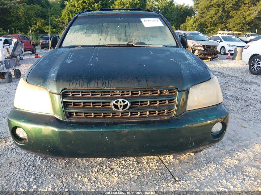 2003 Toyota Highlander VIN JTEGF21A630078847 IAAI salvage auction — NORMAL WEAR, Clear (Alabama), sold $425 on 2026-07-13 (photo 6)