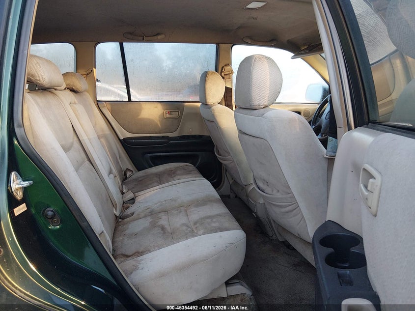 2003 Toyota Highlander VIN JTEGF21A630078847 IAAI salvage auction — NORMAL WEAR, Clear (Alabama), sold $425 on 2026-07-13 (photo 8)