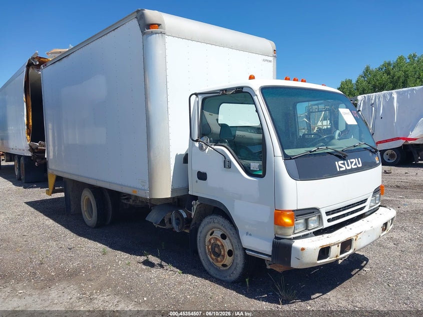 2003 Isuzu Npr VIN 4KLB4B1UX3J804332 IAAI salvage auction — FRONT & REAR, Clear (Utah), sold $25 on 2026-07-09 (photo 1)