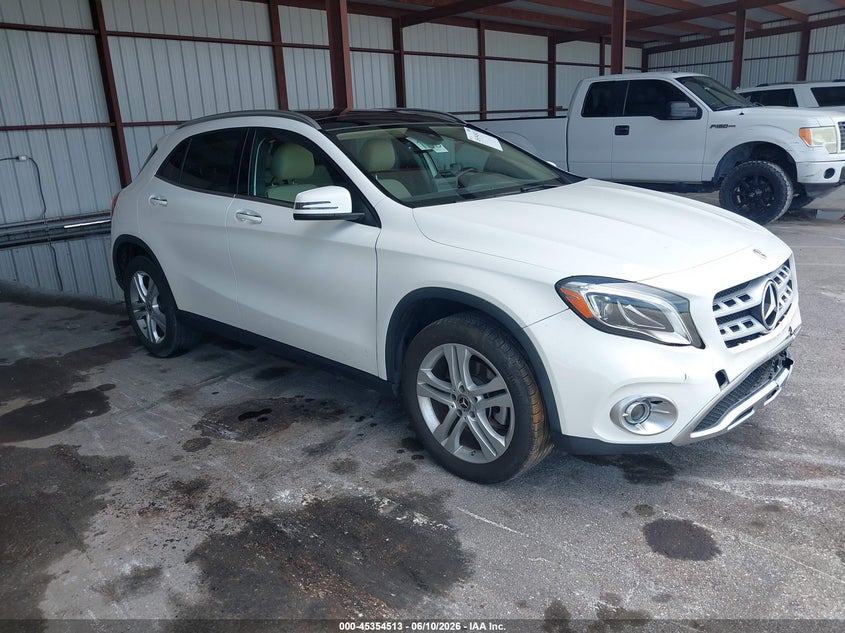 2019 Mercedes-benz Gla-klasse VIN WDCTG4EB9KU018934 IAAI salvage auction — FRONT & REAR, Rebuildable (Florida), sold $3,100 on 2026-07-08 (photo 1)