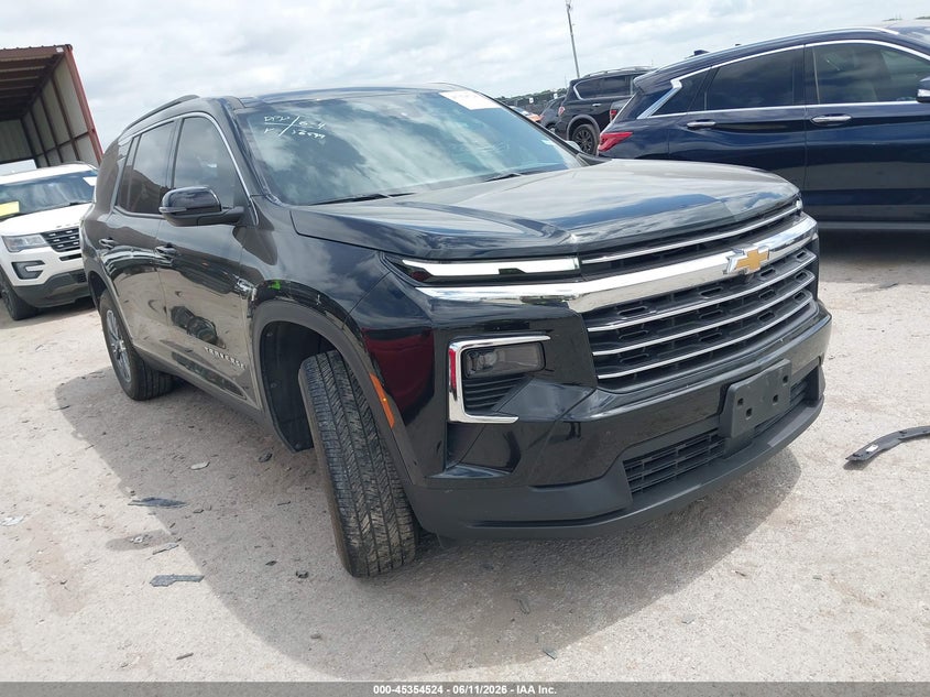 2025 Chevrolet Traverse VIN 1GNERGRS5SJ120504 IAAI salvage auction — REAR END, Salvage Title, sold $9,300 on 2026-07-29 (photo 1)