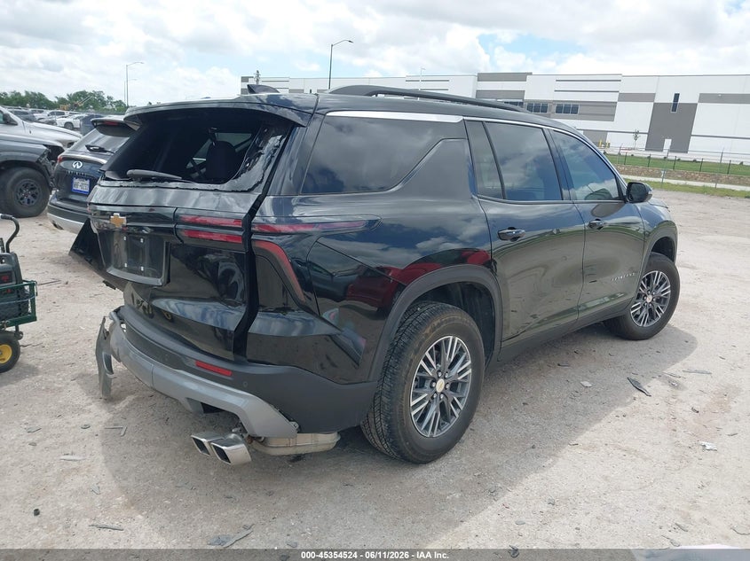 2025 Chevrolet Traverse VIN 1GNERGRS5SJ120504 IAAI salvage auction — REAR END, Salvage Title, sold $9,300 on 2026-07-29 (photo 4)