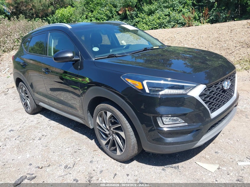 2021 Hyundai Tucson VIN KM8J3CAL6MU318883 IAAI salvage auction — UNKNOWN, Salvage (Indiana), sold $2,150 on 2026-07-29 (photo 1)
