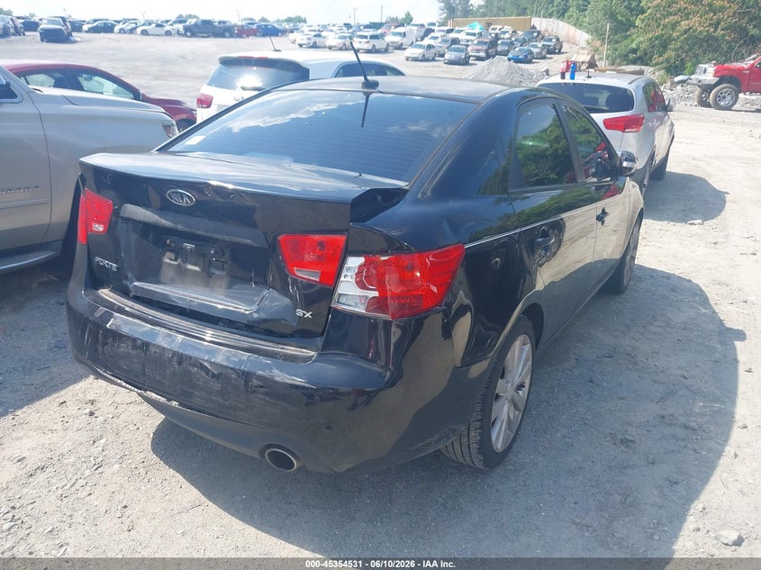 2010 Kia Forte VIN KNAFW4A35A5041105 IAAI salvage auction — REAR END, Salvage (Georgia), sold $400 on 2026-07-09 (photo 4)